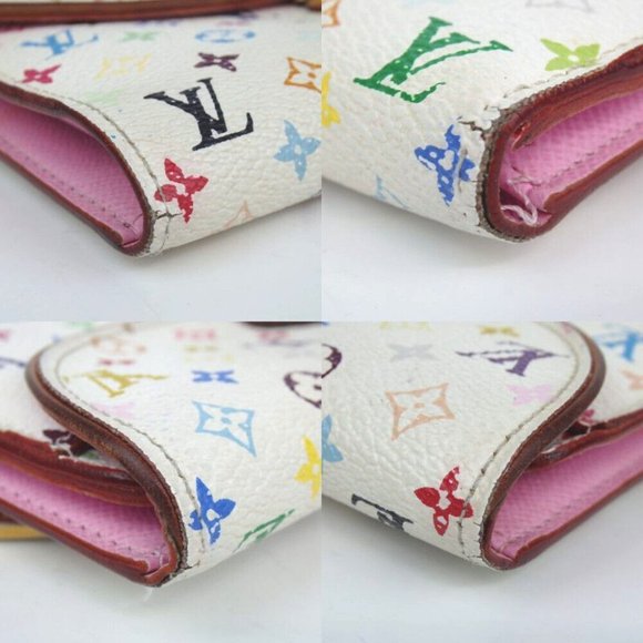 Authentic LOUIS VUITTON M93736 Monogram Multicolor Portefeiulle Eugenie purse - Picture 4 of 8